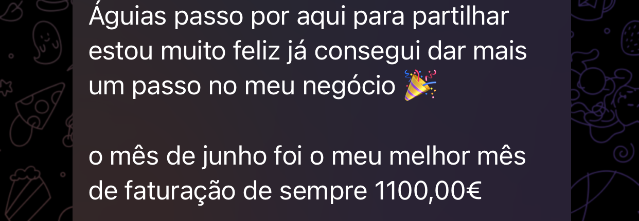 Aluna da Mentoria Liberta — Alcançou o maior faturamento da sua carreira como terapeuta (1.100€ em um mês)